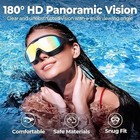 2 3pack-adjustable-wide-view Swim Goggles  Anti-fog Uv Lens  earplugs   Nose Pad