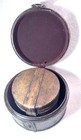 Antique Leather Collar Box With Matching Collar Pin Box Inside