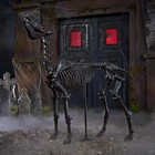 New 5 5 Ft Grave   Bones Led Skeleton Pony     Home Depot Home Accents Holiday