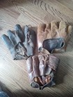 3 Vintage Baseball Gloves Lot Jimmy Brown Mqcgregor Goldsmith G20 Plus Two More