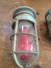 Vtg Appleton Industrial Explosion Proof Light W Glass Lens Lot Of 2