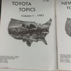 Newton s Knits Machine Knitting Toyota Topics 1983 85-87 Specialties Lot Of 4