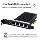 2 5g Rj45 Four Ports Gigabit Ethernet Card Intel I226 Gaming Pcie Adapter Server