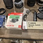Lot Of 8 Canon Lens For Parts Or Cleaning