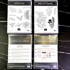 Stampin Up Floral Stamp Die Lot  Unused Fresh Cut Flowers Easter Lilies Open Box