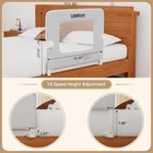 Safety Folding Bed Guard Rail For Toddlers   Fits Twin full queen king Beds  821