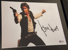Harrison Ford Signed Star Wars Han Solo 8x10 Photo Framed Autograph Beckett Bas