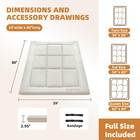 Twin Size Japanese Floor Futon Foldable Futon Mattress For Floor Tatami Mattress