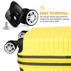  4 Pcs Trolley Case Wheel Accessories Child Luggage Mute Swivels Wheels