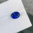 3 Ct Flawless Natural Royal Blue Sapphire Oval Cut Certified Loose Gemstone