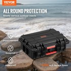Vevor 0 56 Cu ft Weatherproof Hard Case With Handle Clips Padlock Holes Pu Foam