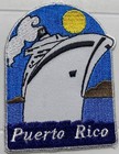 Puerto Rico Large White Cruise Ship Souvenir Embroidered Patch Badge