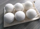 6-pack Organic New Zealand Wool Dryer Balls Natural Reusable Organic Wool New