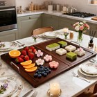 Noodle Board Stove Cover-wood Top Covers For Electric And Gas Stove-wooden