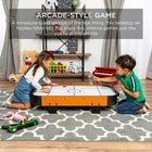 Tabletop Air Hockey Arcade Game Table W  2 Pucks  2 Strikers - 40in- Light Brown