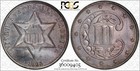 1862 Three Cent Silver Pcgs Ms62 3cs Gold Shield Attractive Type Lightly Toned