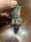 Vintage Pewter Norge Norwegian Viking Tall Ship Dragon Boat Scandinavian