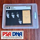The Beatles   Psa   Autograph Page Full Set Signed   John Lennon Paul Mccartney