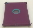 Heavy Duty Shock Proof Rugged Case Cover W stand For Ipad 2 3 4 Purple   Cyan