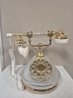 Vintage Tt Systems Crystal   Gold Princess  Victorian Style Push Button Phone