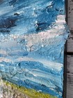 Sophie Dare  Original Art  6x6x1 5 Abstract Landscape Mixed Media Textured Art 3