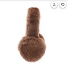 Thick Fur Super Soft Earmuffs - Brown   One Size Fits All   Brand New