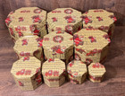Set Of 10 Christmas Santa Music Note Quality Nesting Gift Boxes W lids Asst Size