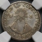 1836 Gj Ngc Vf 25 Ecuador 1 Real Rare Quito Silver Coin Pop 1 1  19030902c 