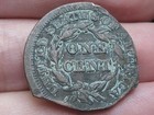 1851 Braided Hair Large Cent Penny- Fine vf Details  Multiple Clipped Planchet