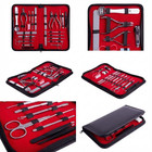 17 Pcs Professional Manicure Pedicure Nail Care Kit Stainless Steel Grooming Set