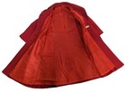 Vintage Coral Orange Wool   Worsted Princess Cut Long Coat Women s Size 6-8  