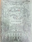 1854 Sander s New Series School Reader-first Book-antique American School Textbo