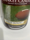 Rare Retired 2014 Collector Edition Yankee Candle First Down 22oz Jar Candle New