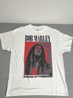 Bob Marley Shirt Mens Xl Songs Of Freedom Graphic Tee Zion Rootswear Reggae