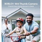 Boblov W4 Mini Body Camera Wearable Action Body Cam Thumb Size Recording 64gb
