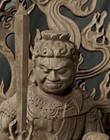 Fudo Myo Throne Statue  mini Size  Ina Sculpture Buddhist Crafts Material
