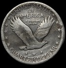 1927 25c Standing Liberty Quarter- Choice Vf  Free Shipping-jam322