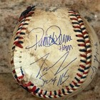 Sandlot Cast Signed Custom Baseball W 8 Signatures- Beckett W Holo