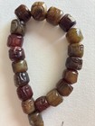 Antique Carved Jade Prayer Beads Chinese Buddha Immortals