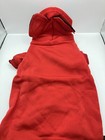 L Dog Sweater Hoodie With Hood Red Cute Coat Pet Jacket Puppy Apparel Large