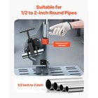 Uimoso Adjustable Pipe Notcher For 1 2 To 2-inch Tubes  0-60   Angles