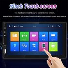 Double 2 Din Car Mp5 Player Wireless Carplay Bluetooth Touch Screen Stereo Radio
