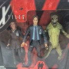 1998 The X-files Mcfarlane Toys 3 Pack Fox Mulder Dana Scully Alien