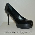 Nib Ysl Saint Laurent  825 Tribtoo Tribute Leather Pumps Shoes  Eu 39 Us 9