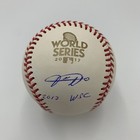 Yuli Gurriel Signed auto Rawlings Mlb 2017 World Series Baseball W 2017 Wsc--bas
