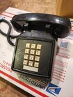 Cortelco Vintage Push Button Black Desk Phone