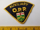 Opp Ontario Provincial Police Auxiliary Vintage Patch Shoulder Crest Canada