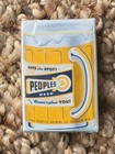 Vtg 70s People s Brewing Co Beer Deck Playing Cards Advertising Oshkosh Wisc Nos