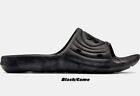 Under Armour Ua Locker Iv Slides  Men s Sandals  Black Or Black Camo 3023758 New