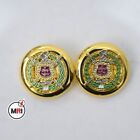 Omega Psi Phi Fraternity  Inc Custom Buttons For Blazers In Gold Color 8 Buttons